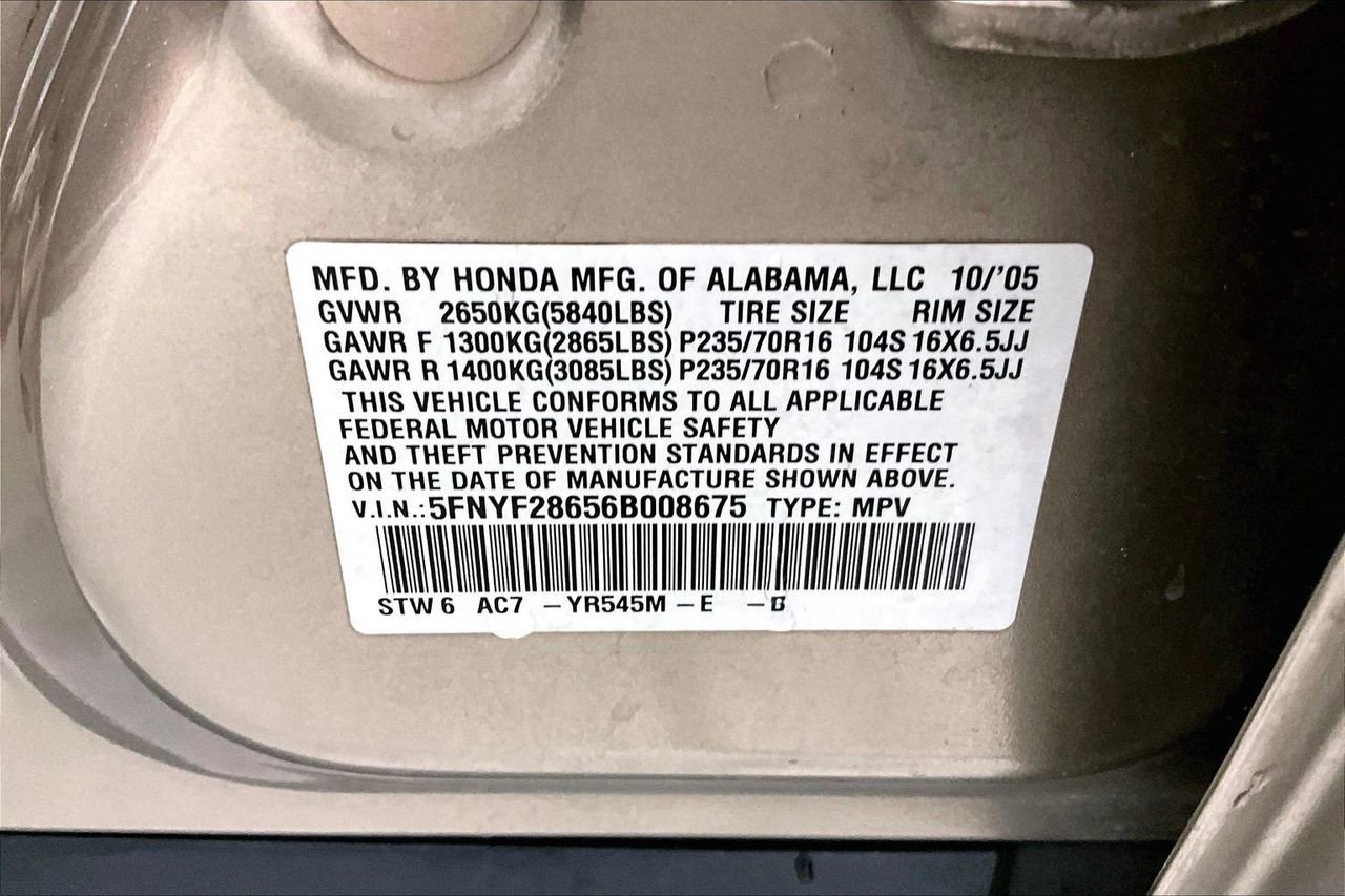 Used 2006 Honda Pilot EX-L image 8