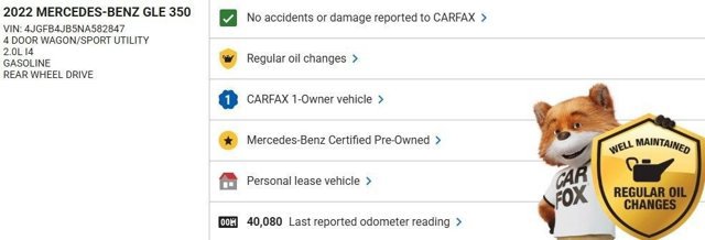 Certified 2022 Mercedes-Benz GLE 350 image 3