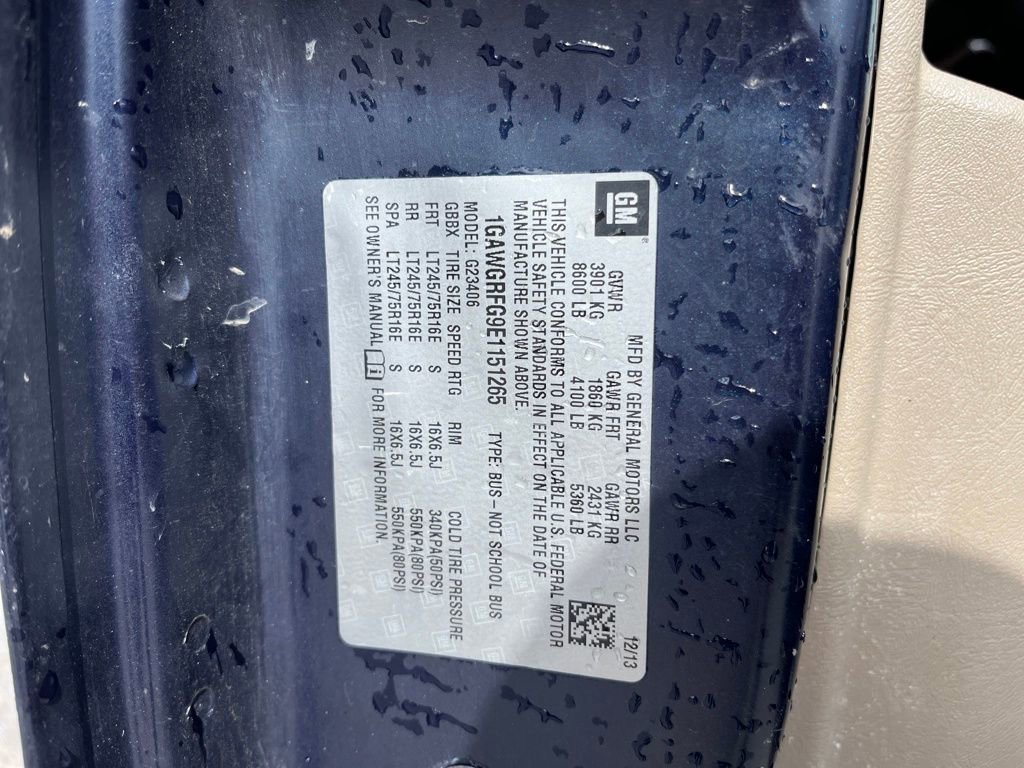 Used 2014 Chevrolet Express 2500 LT w/ LT Preferred Equipment Group RWD image 29