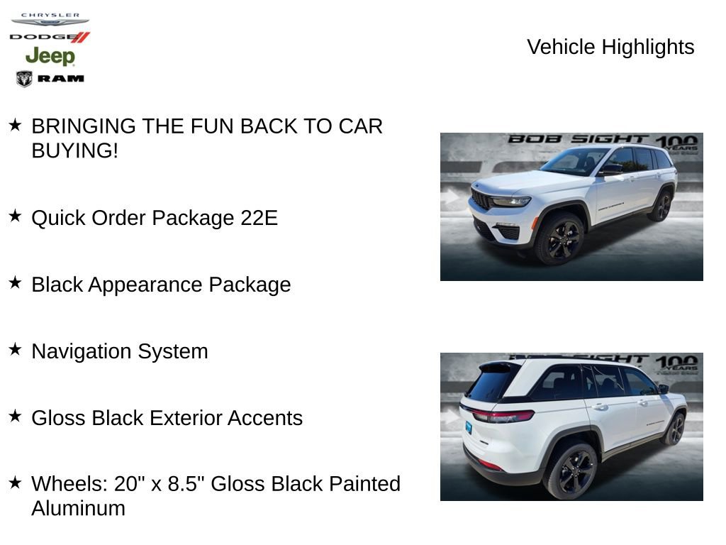 New 2025 Jeep Grand Cherokee Limited w/ Black Appearance Package video 2