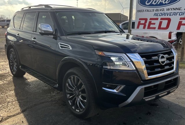 Used 2024 Nissan Armada Platinum w/ Captain's Chairs Package image 2