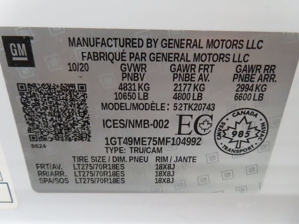 Used 2021 GMC Sierra 2500 SLE AWD/4WD image 71