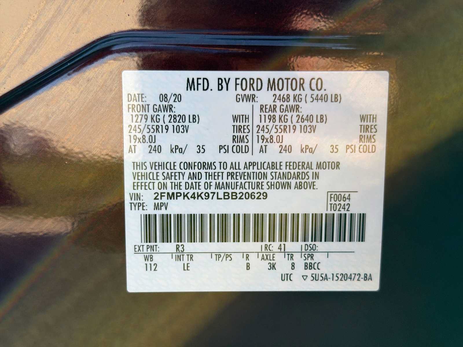 Used 2020 Ford Edge Titanium AWD/4WD image 32