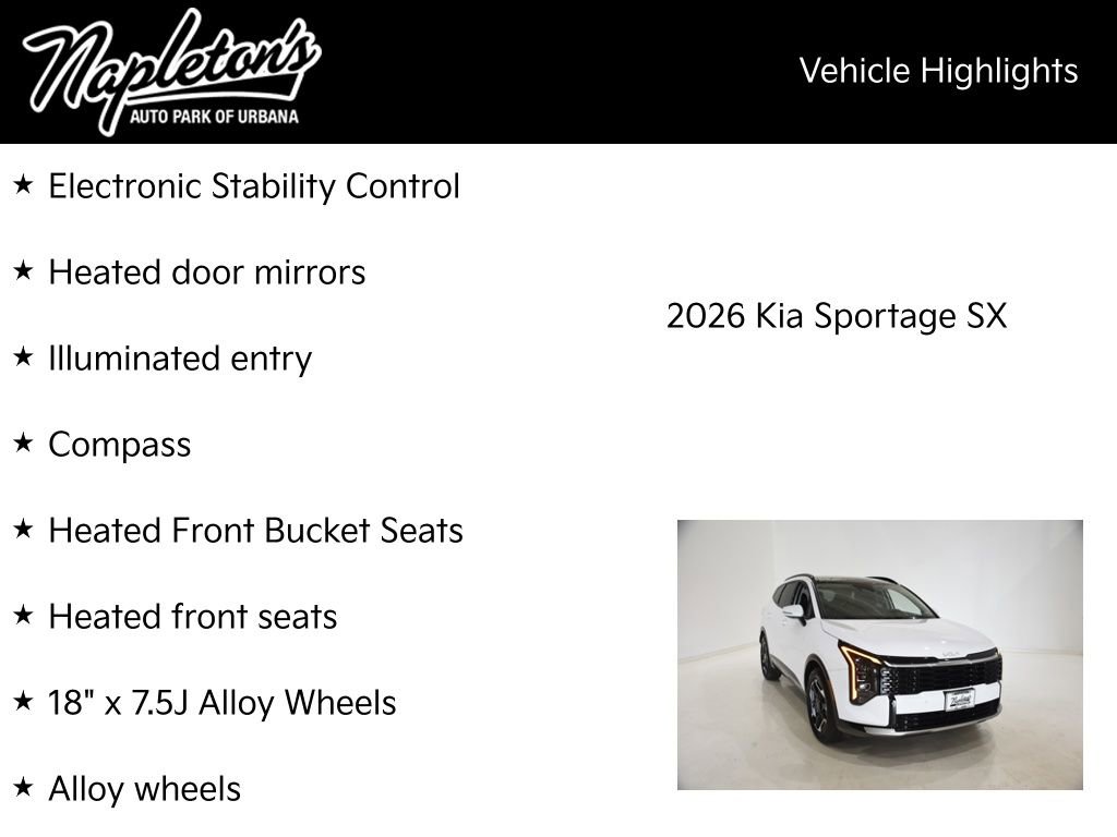 New 2026 Kia Sportage SX image 16