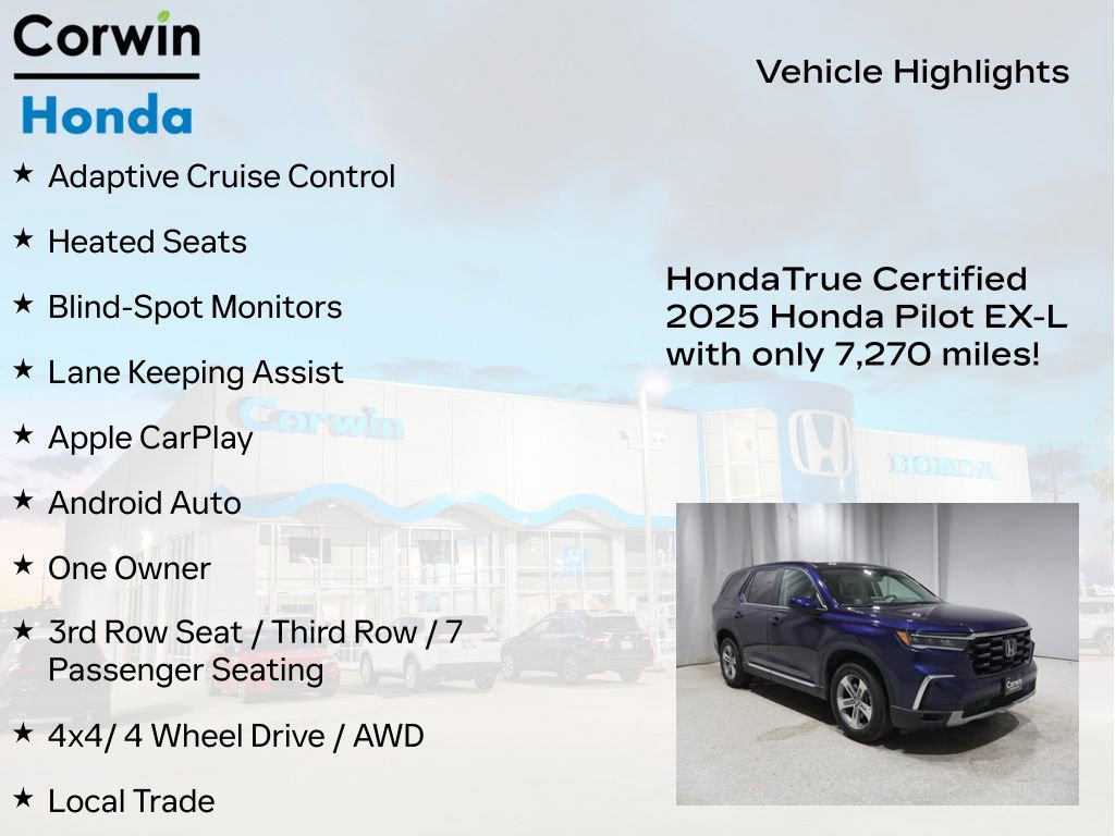 Used 2025 Honda Pilot EX-L image 9