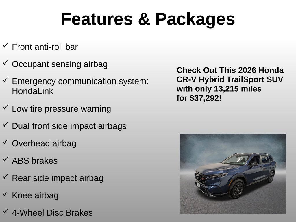 Certified 2026 Honda CR-V TrailSport image 12