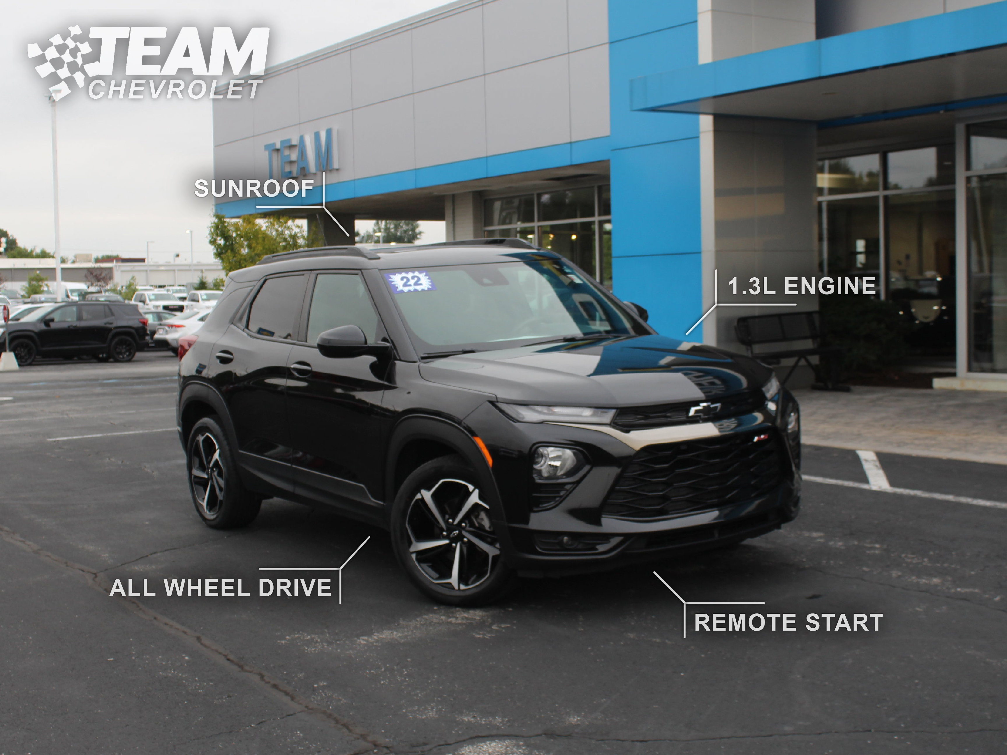 Certified 2022 Chevrolet TrailBlazer RS w/ Sun and Liftgate Package AWD/4WD image 2