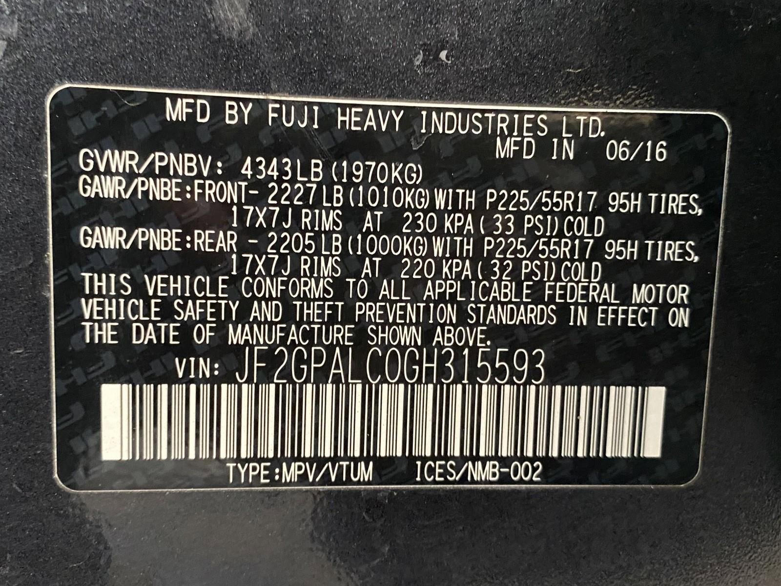 Used 2016 Subaru Crosstrek 2.0i Limited image 27