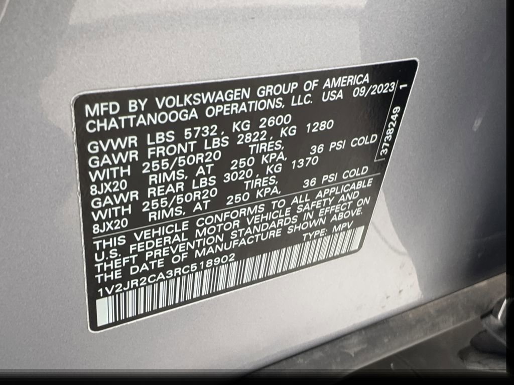 Used 2024 Volkswagen Atlas SE FWD image 50