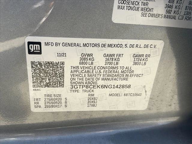 Used 2022 GMC Sierra 1500 Elevation image 22