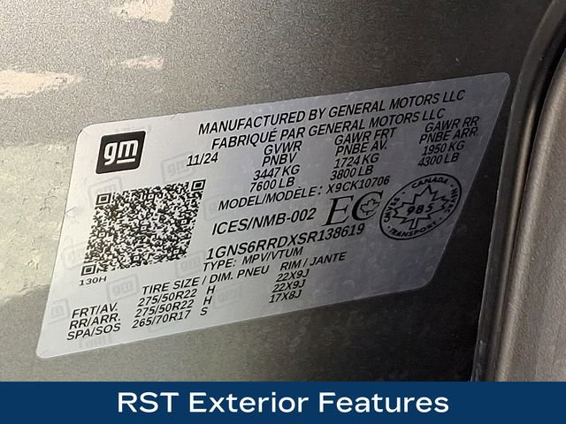 Used 2025 Chevrolet Tahoe RST w/ Comfort Package image 30