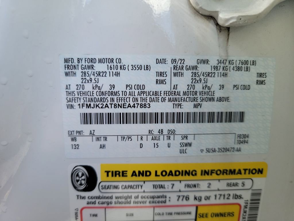 Used 2022 Ford Expedition Max Limited image 35