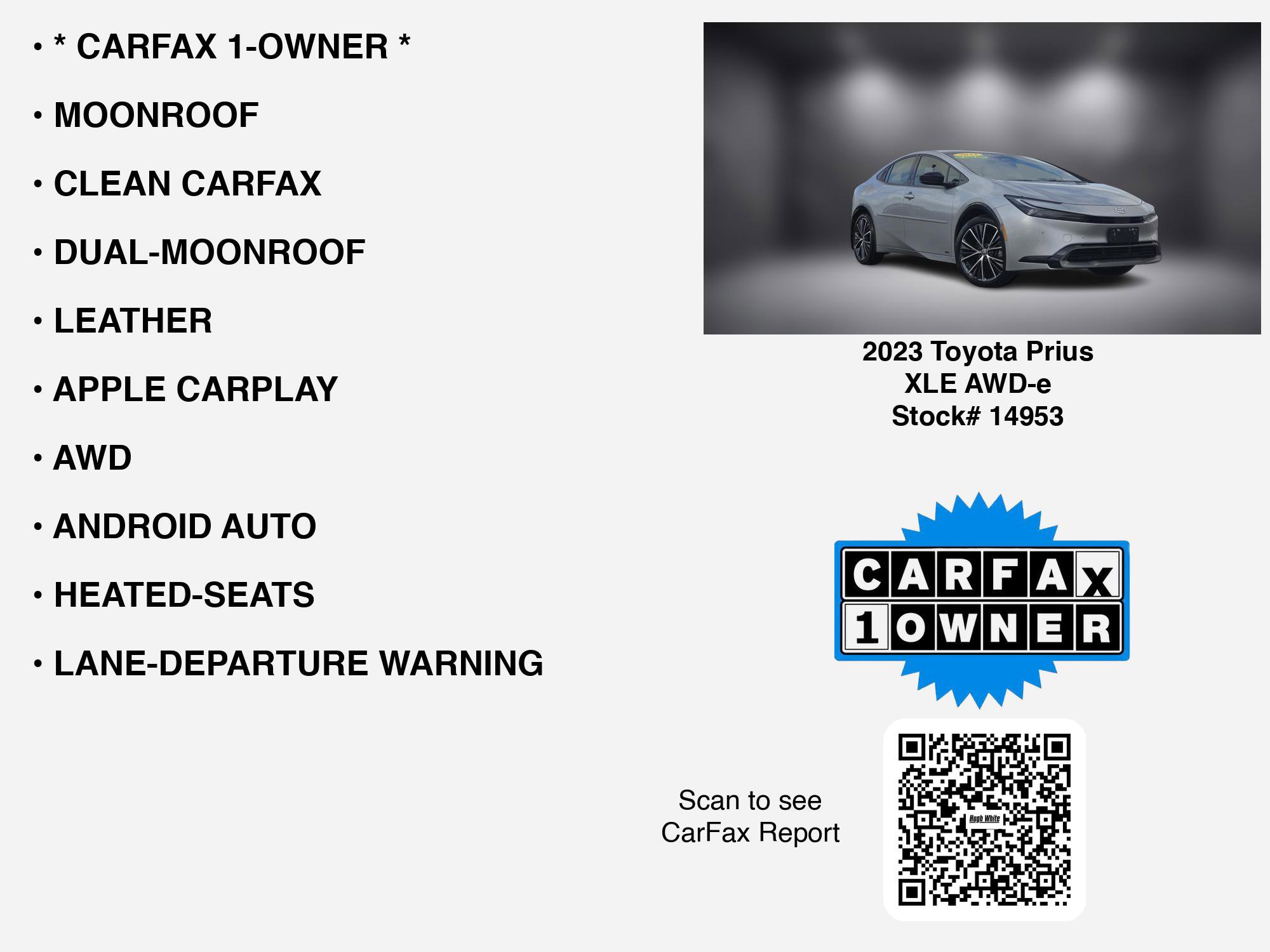 Used 2023 Toyota Prius XLE image 7