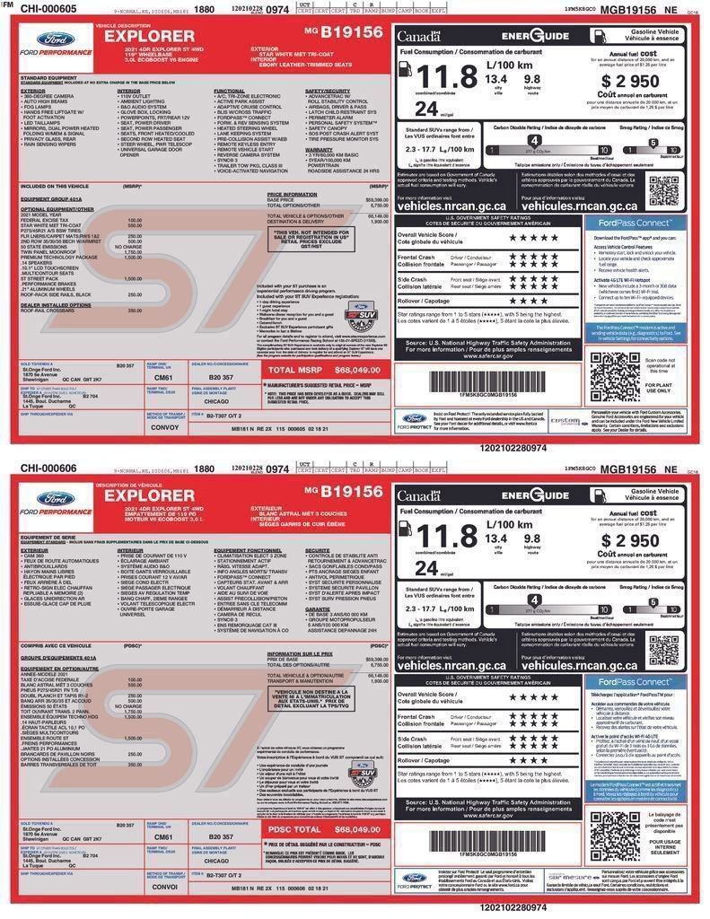 Used 2021 Ford Explorer ST w/ ST Street Pack image 59