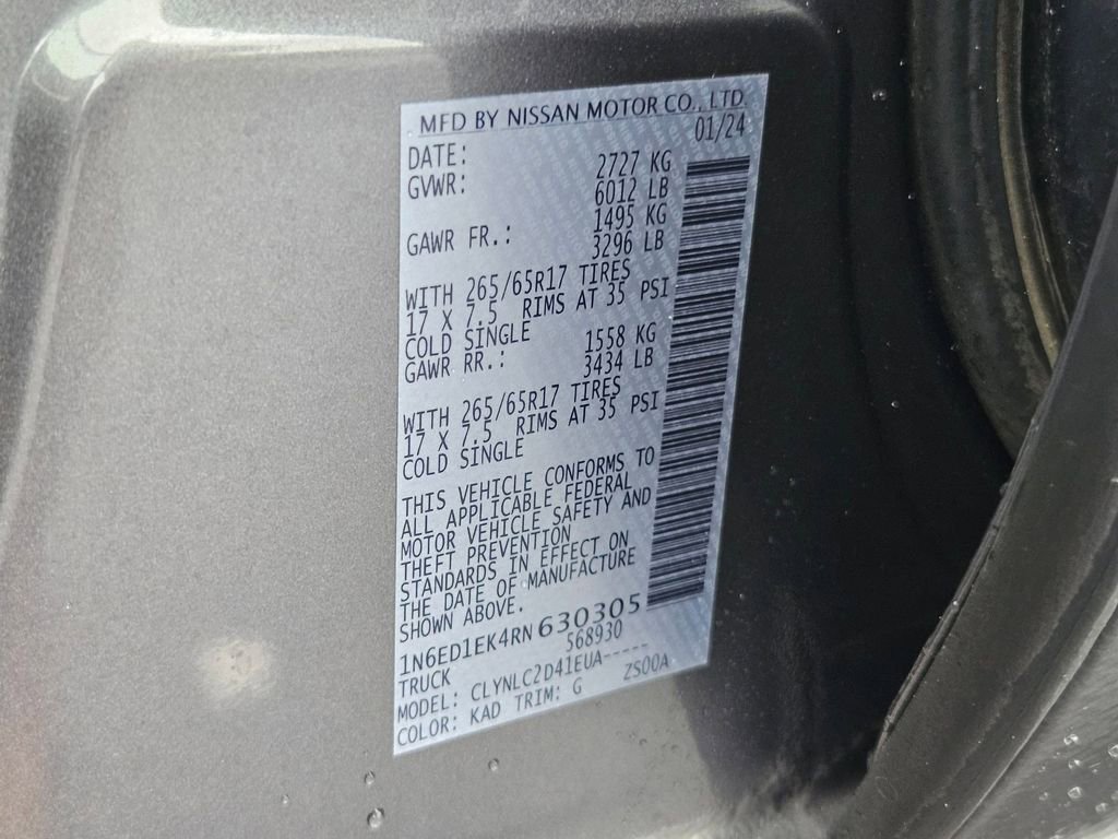 Used 2024 Nissan Frontier SV w/ SV Convenience Package image 42