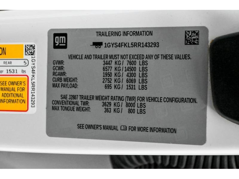 Certified 2024 Cadillac Escalade Sport w/ LPO, ONYX Package image 60