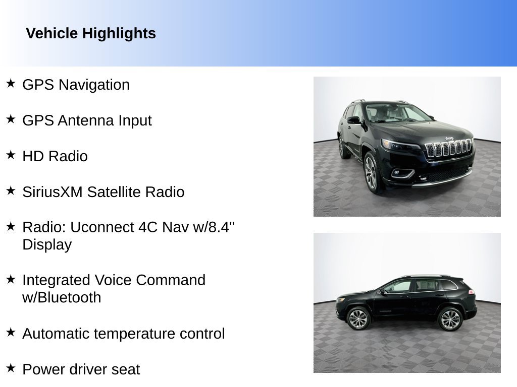 Used 2019 Jeep Cherokee Overland AWD/4WD image 2