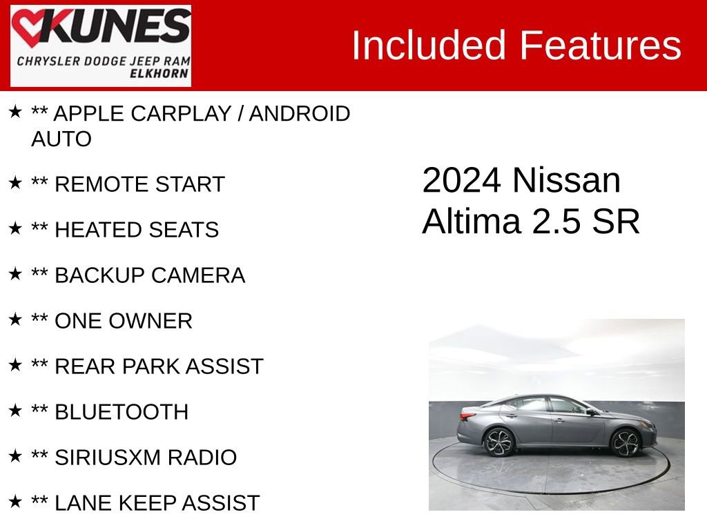 Used 2024 Nissan Altima 2.5 SR image 3