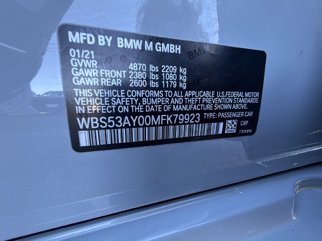 Used 2021 BMW M3 w/ Executive Package RWD image 29