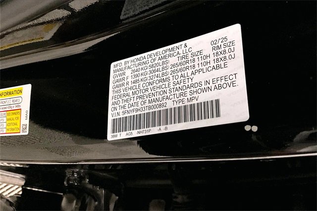 Used 2026 Honda Passport RTL image 36