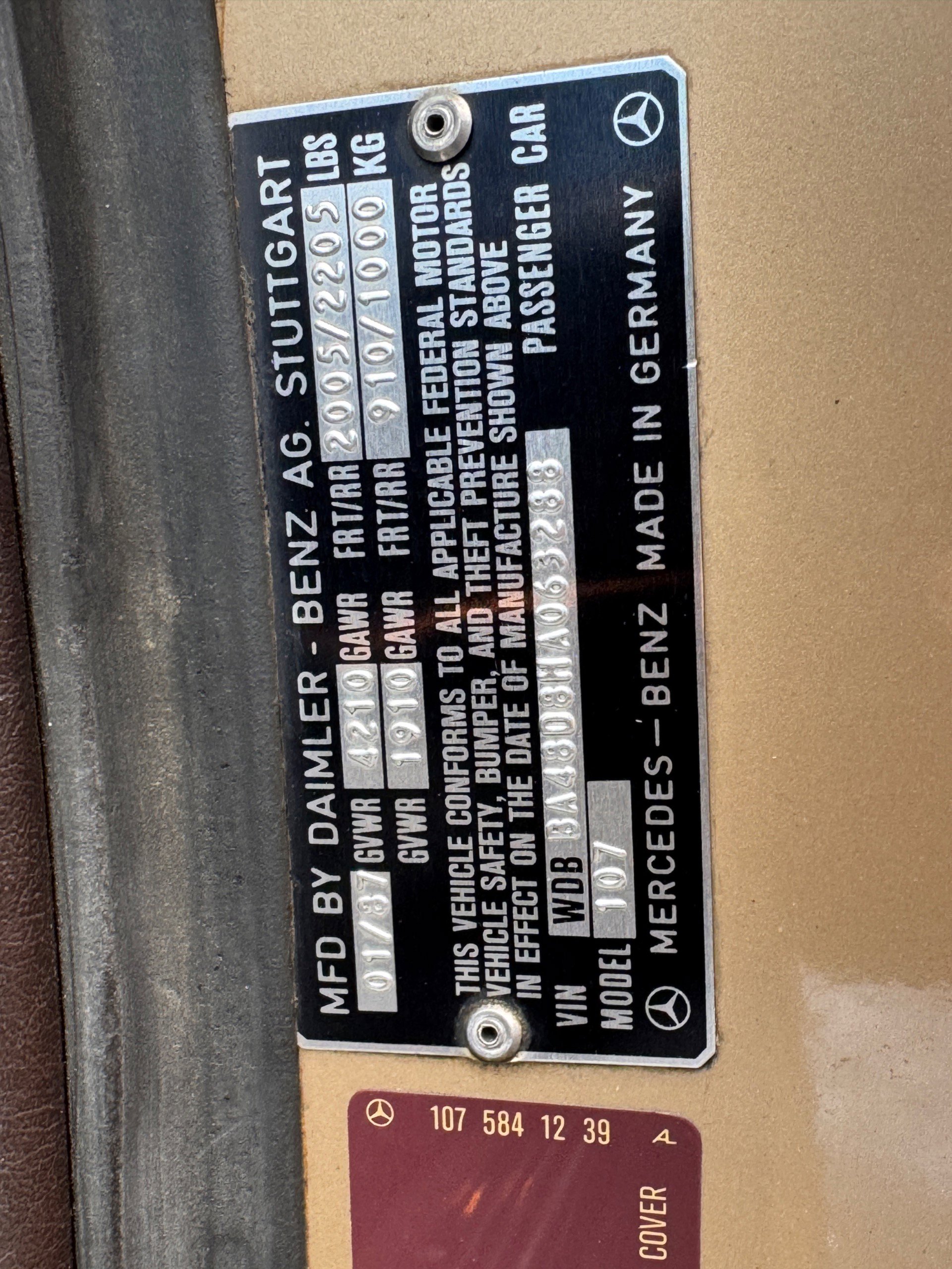 Used 1987 Mercedes-Benz 560 SL image 42