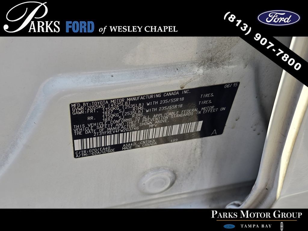 Used 2015 Toyota RAV4 Limited FWD image 34