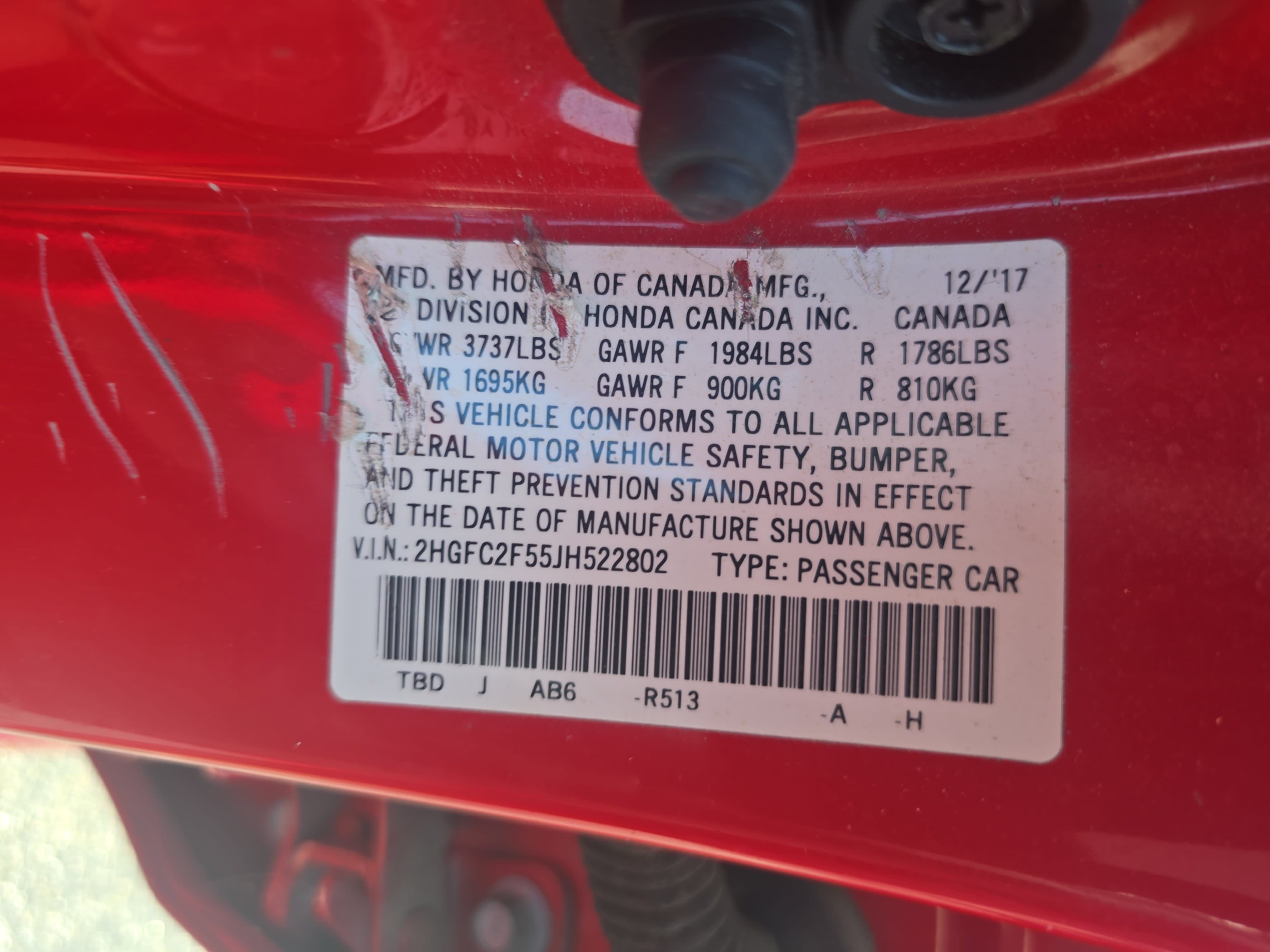 Certified 2018 Honda Civic LX image 32