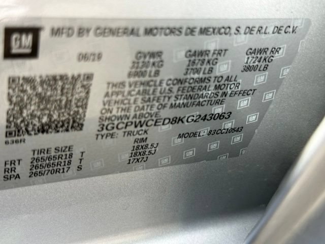 Used 2019 Chevrolet Silverado 1500 LT w/ Texas Edition RWD image 42