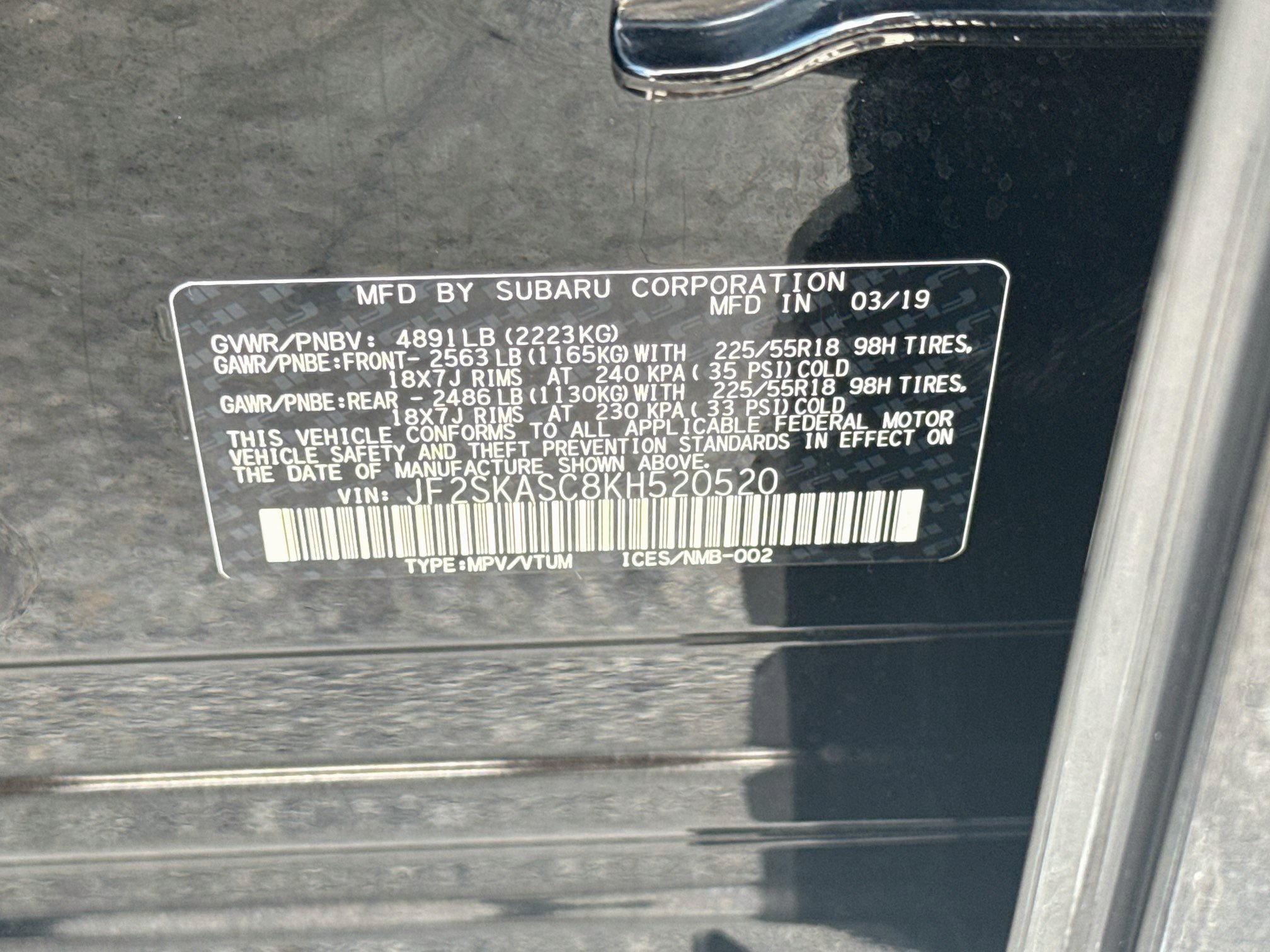 Used 2019 Subaru Forester Limited AWD/4WD image 35