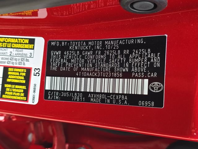 Used 2026 Toyota Camry XSE w/ Premium Plus Package image 37