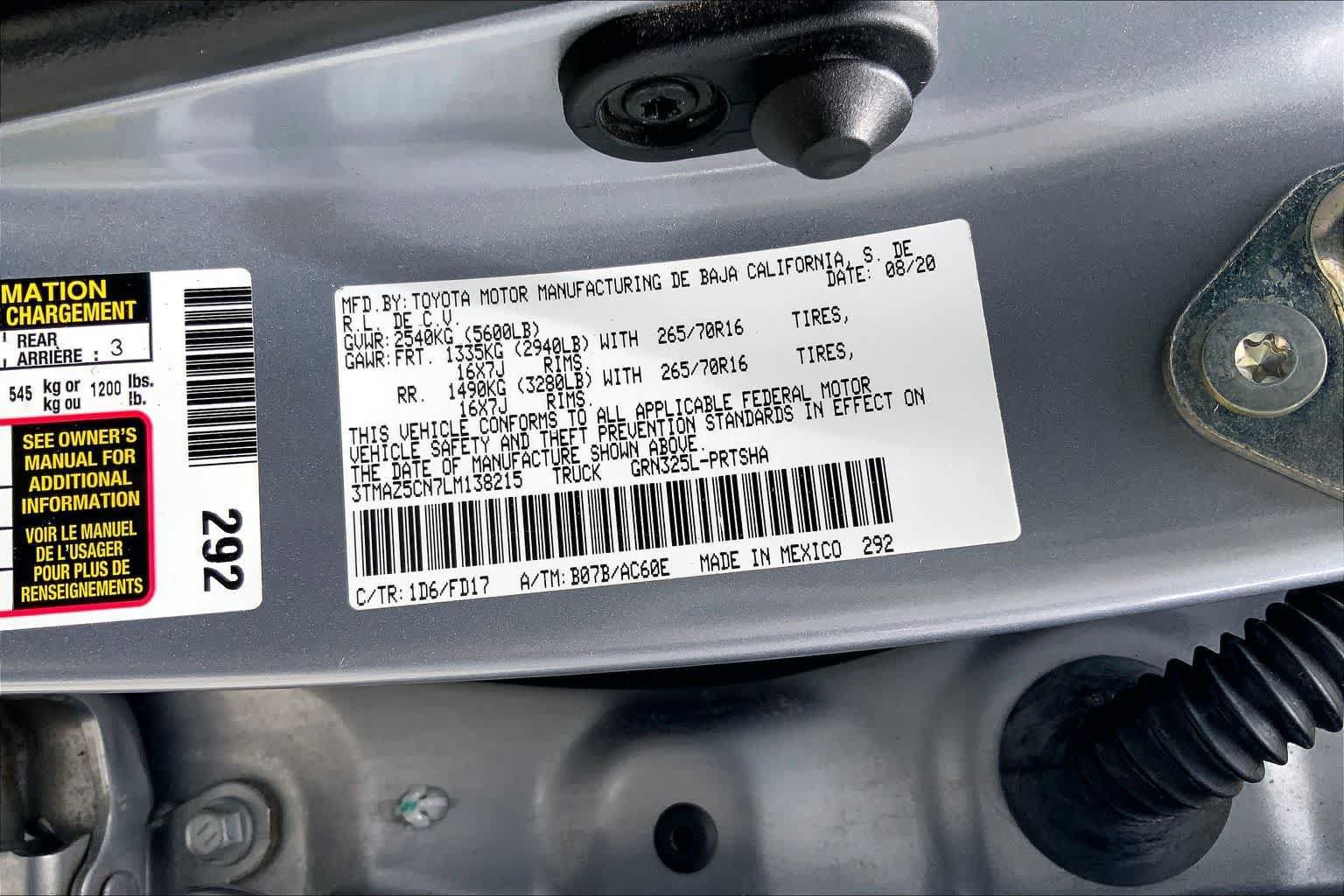 Used 2020 Toyota Tacoma 2WD Double Cab image 20
