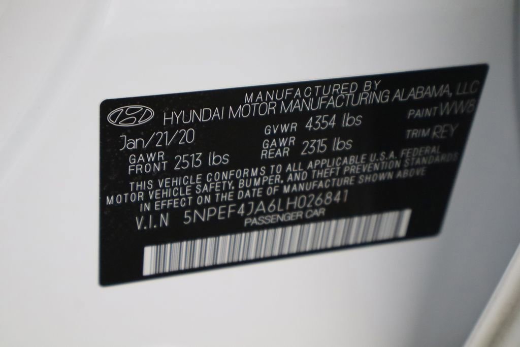 Used 2020 Hyundai Sonata SEL w/ Convenience + Sunroof Package FWD image 30