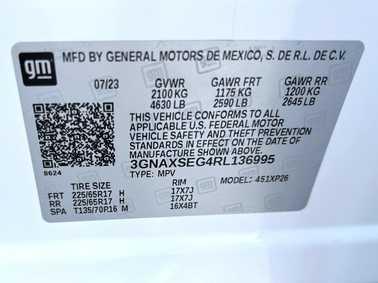 Certified 2024 Chevrolet Equinox LS w/ LS Convenience Package AWD/4WD image 23