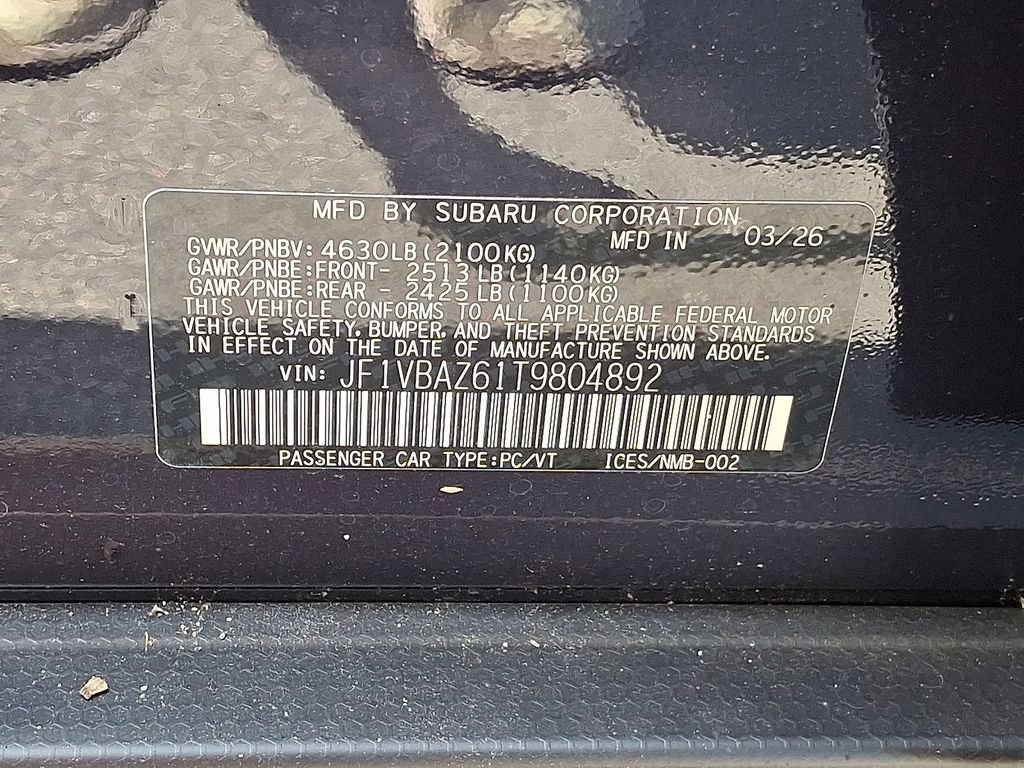 New 2026 Subaru WRX tS w/ WRX Enhancement Package AWD/4WD image 18