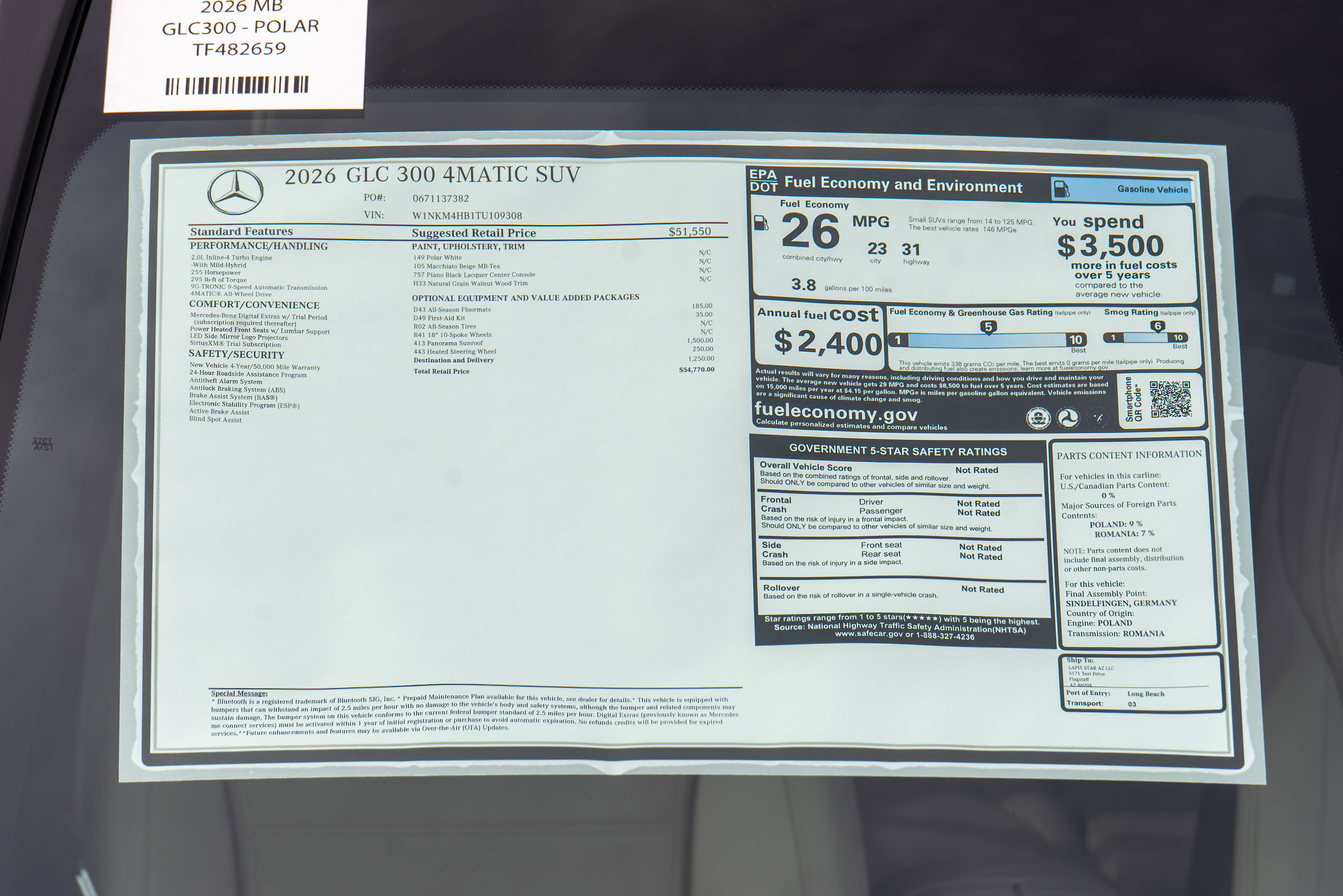 New 2026 Mercedes-Benz GLC 300 4MATIC image 35