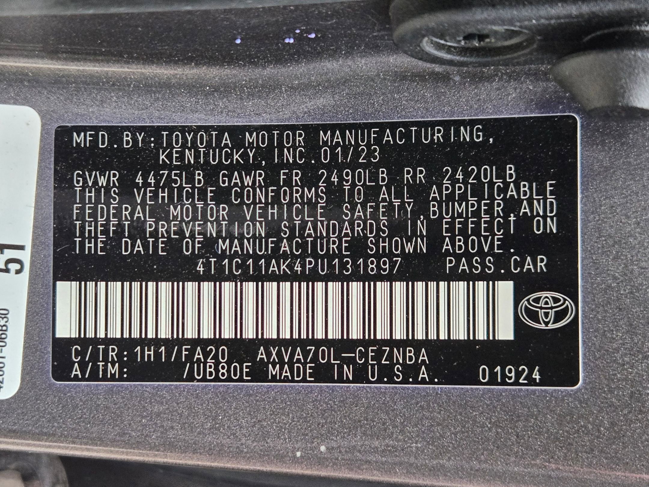Used 2023 Toyota Camry LE FWD image 33