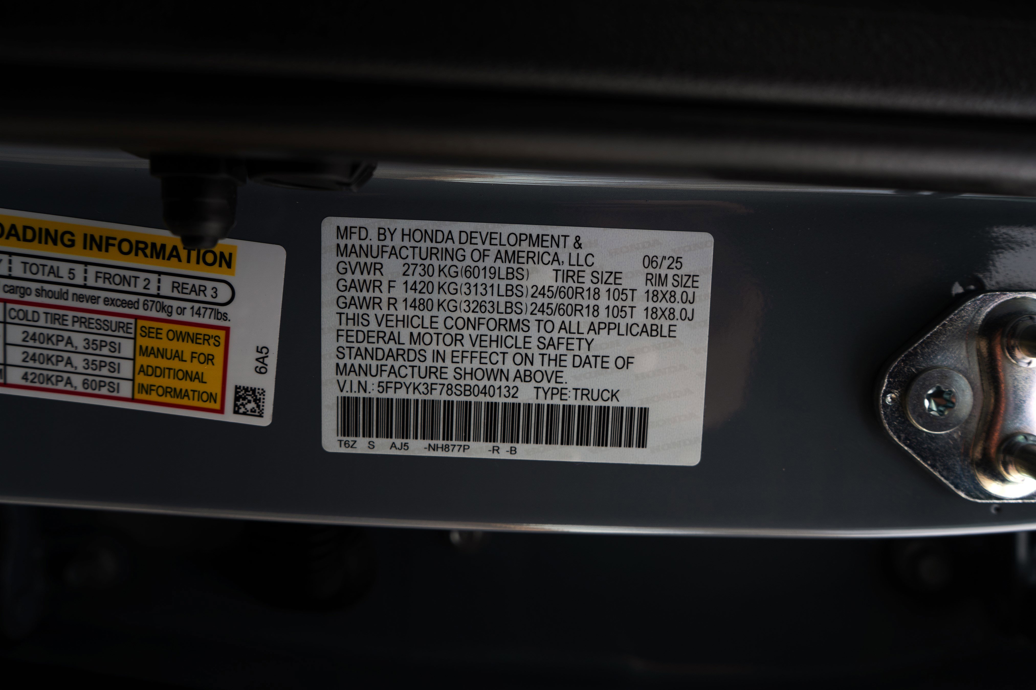 Certified 2025 Honda Ridgeline TrailSport+ image 47