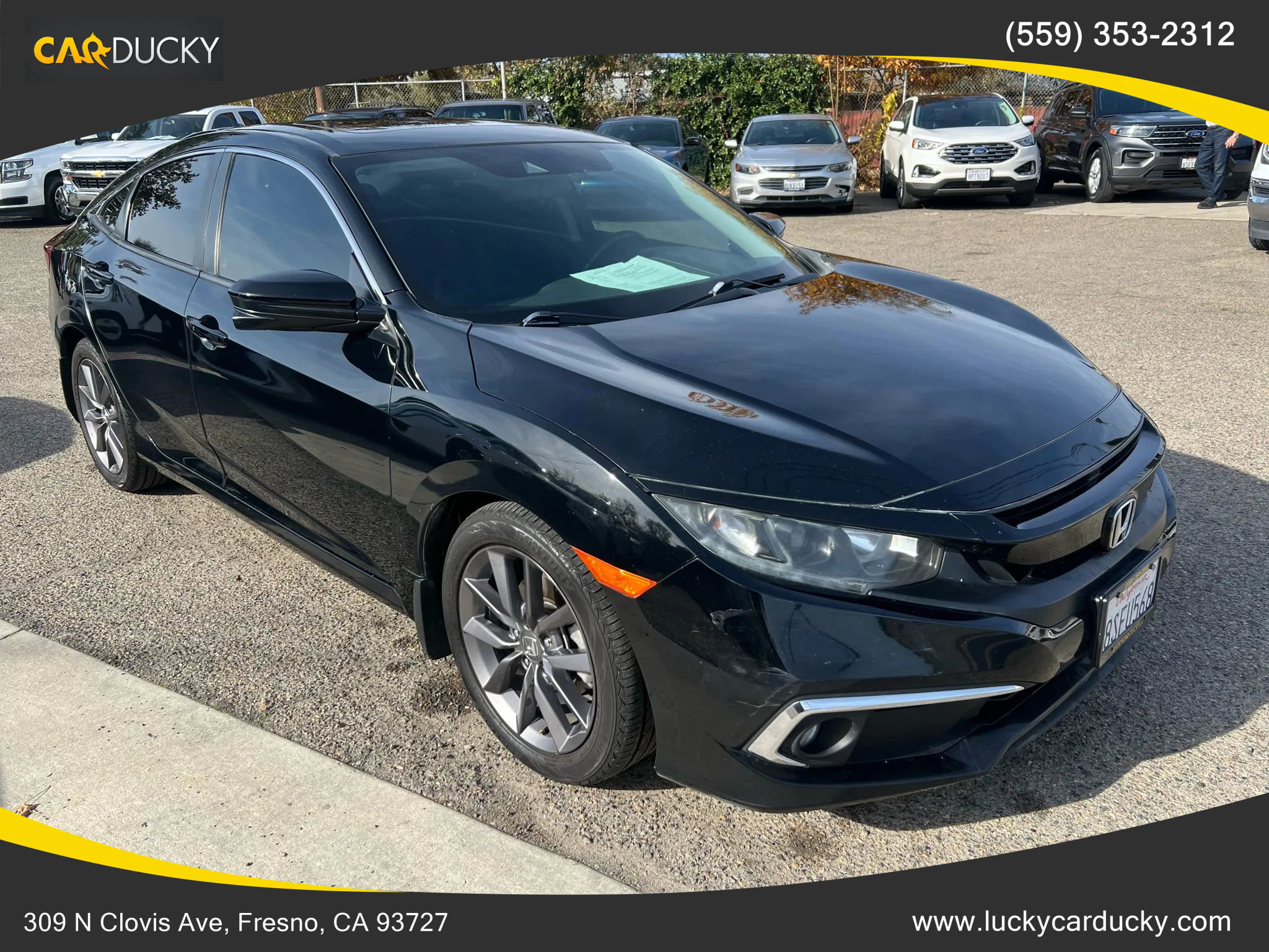 Used 2020 Honda Civic EX image 3