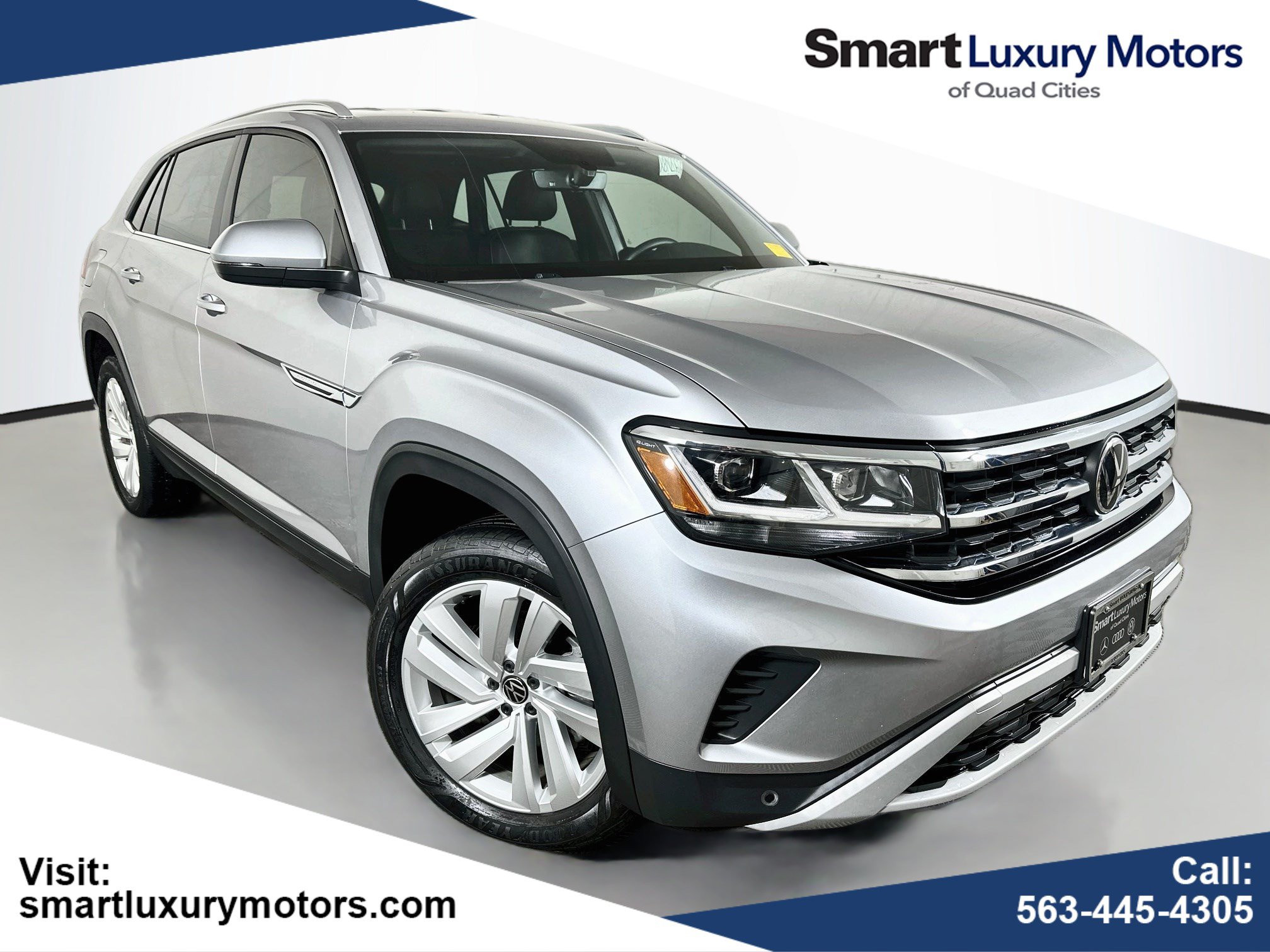 Certified 2023 Volkswagen Atlas Cross Sport SE w/ Black Wheel Package AWD/4WD image 1