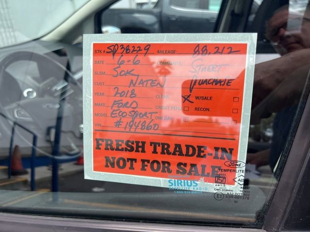 Used 2018 Ford EcoSport SE w/ SE Convenience Package FWD image 16