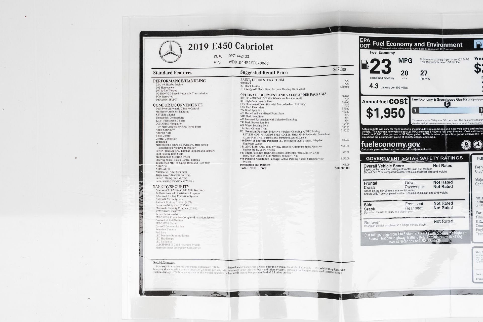 Used 2019 Mercedes-Benz E 450 Cabriolet image 86