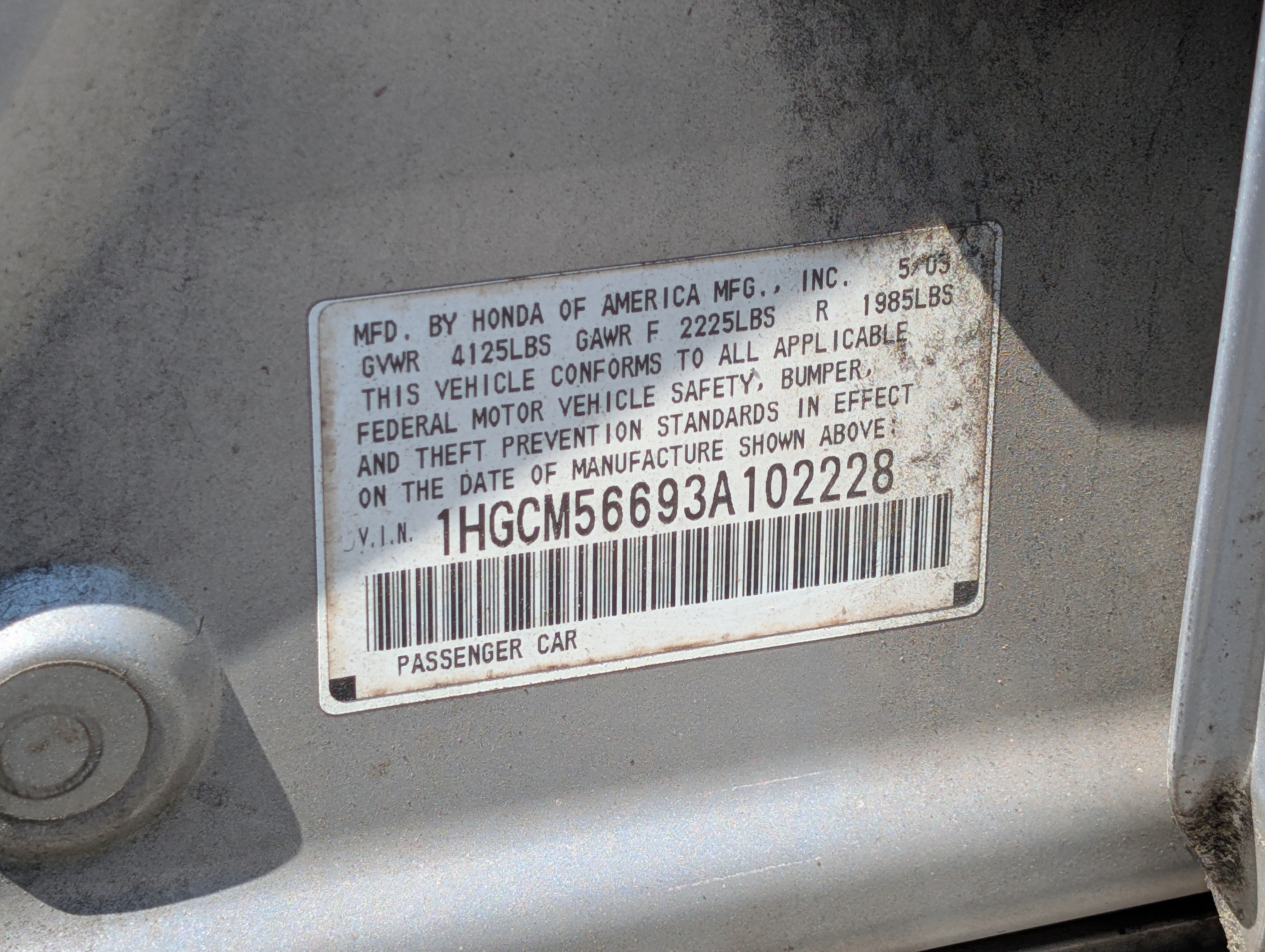 Used 2003 Honda Accord EX image 19