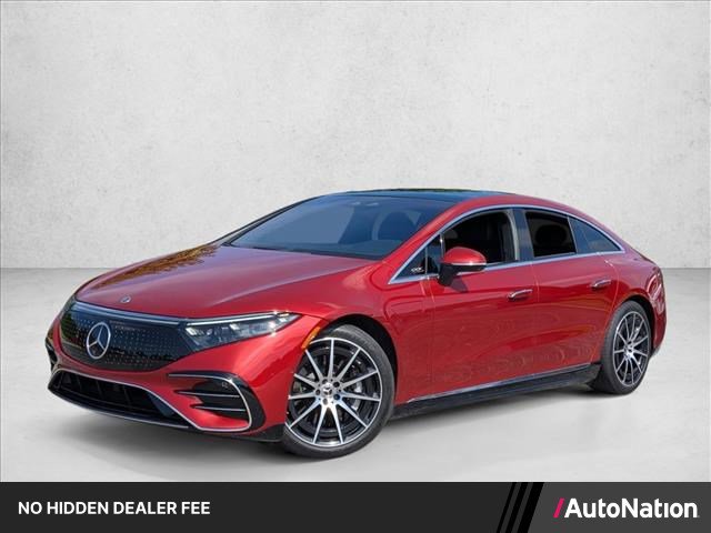 Used 2023 Mercedes-Benz EQS 580 4MATIC Sedan w/ Exclusive Trim Package video 1