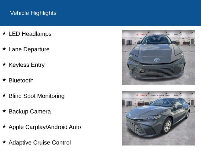 Used 2025 Toyota Camry LE AWD/4WD image 2