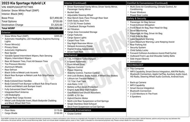 Used 2023 Kia Sportage LX FWD image 7