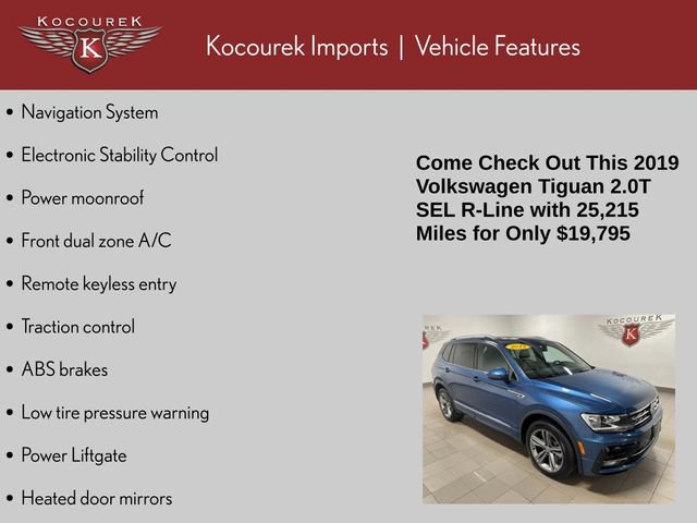 Used 2019 Volkswagen Tiguan SEL R-Line AWD/4WD image 4