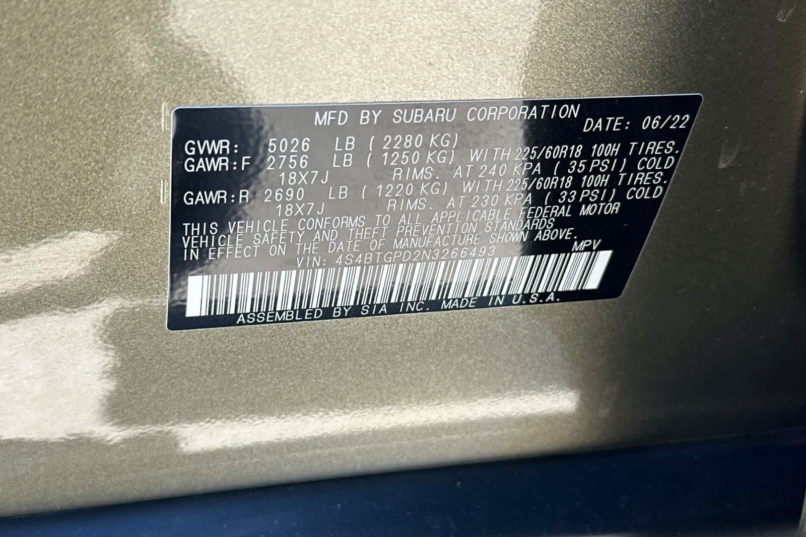 Used 2022 Subaru Outback Touring XT AWD/4WD image 29