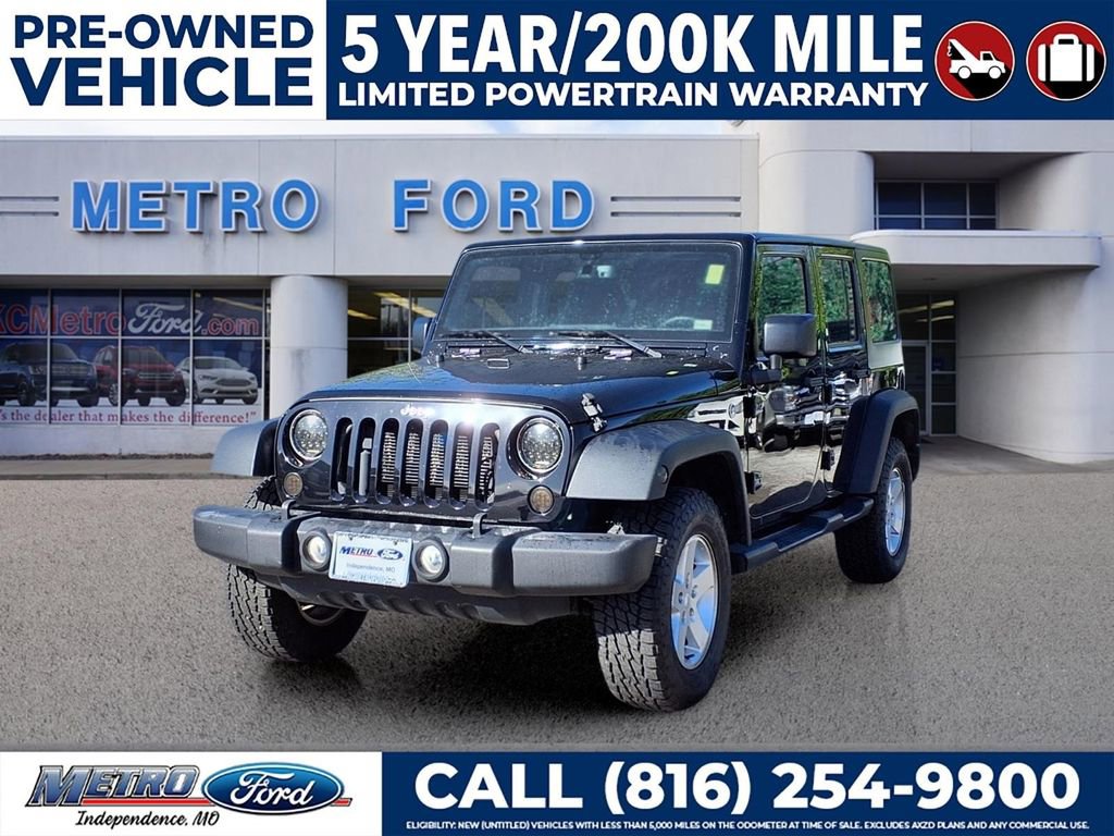 Used 2016 Jeep Wrangler Unlimited Sport w/ Quick Order Package 24S AWD/4WD image 8