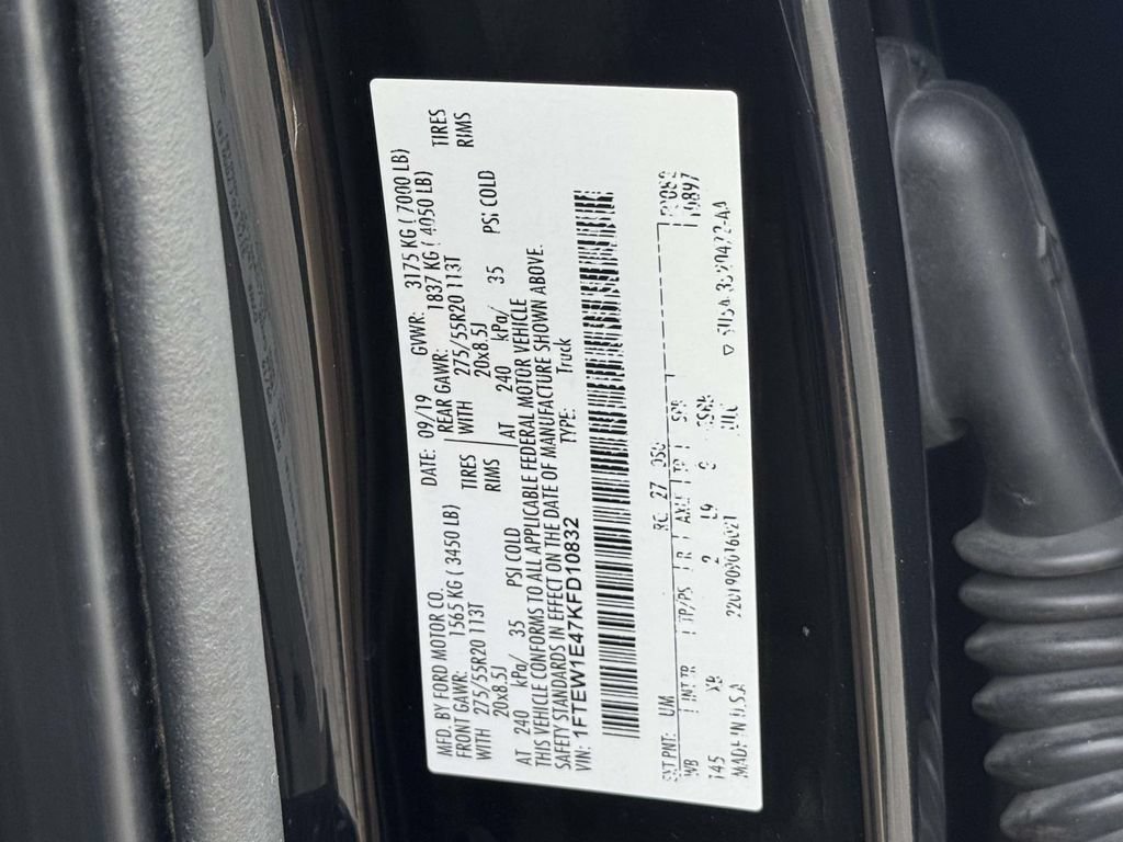 Used 2019 Ford F150 XLT w/ Equipment Group 302A Luxury AWD/4WD image 31