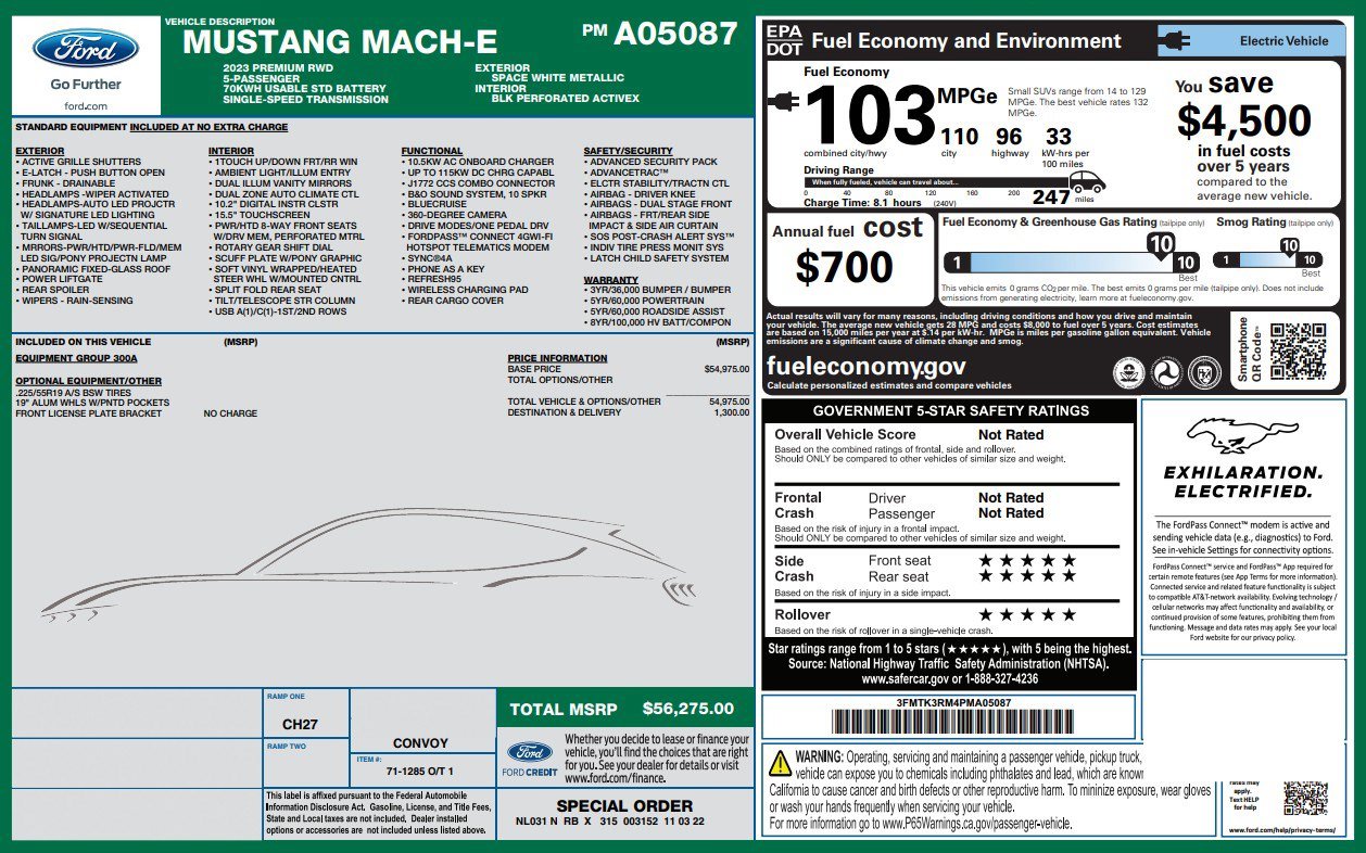 Used 2023 Ford Mustang Mach-E Premium RWD image 8